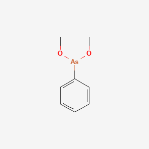 molecular formula C8H11AsO2 B13788764 Dimethyl benzenearsonite CAS No. 24582-52-3