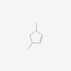 molecular formula C7H12 B13788771 3,5-Dimethylcyclopentene CAS No. 7459-71-4