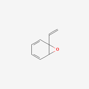 molecular formula C8H8O B13788849 1-Vinyl-7-oxabicyclo(4.1.0)hepta-2,4-diene CAS No. 78619-10-0