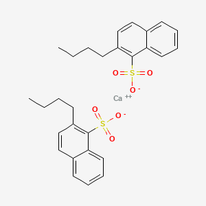 molecular formula C28H30CaO6S2 B13788854 Calcium bis(butylnaphthalenesulfonate) CAS No. 85409-89-8