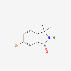 6-bromo-3,3-dimethyl-2,3-dihydro-1H-isoindol-1-one