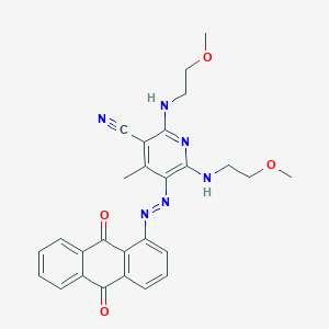 molecular formula C27H26N6O4 B13788906 C.I. Disperse Brown 21 CAS No. 73398-96-6