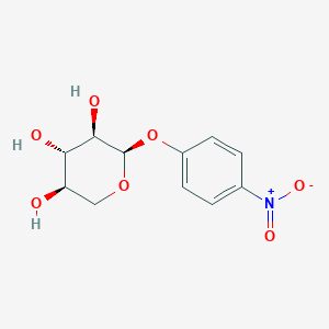 molecular formula C11H13NO7 B013789 p-Nitrophenyl alpha-D-xylopyranoside CAS No. 10238-28-5