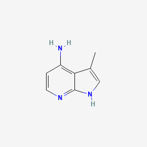 molecular formula C8H9N3 B1378900 4-Amino-3-methyl-7-azaindole CAS No. 1363380-70-4