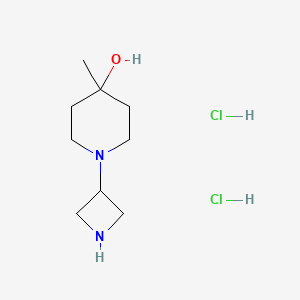 1-(Azetidin-3-YL)-4-methylpiperidin-4-OL dihydrochloride