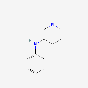 molecular formula C12H20N2 B13789047 N,N-Dimethyl-N'-phenyl-1,2-butanediamine CAS No. 713-83-7