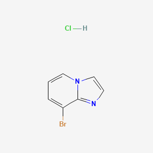 molecular formula C7H6BrClN2 B1378909 8-Bromoimidazo[1,2-a]pyridine hydrochloride CAS No. 1419101-42-0