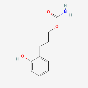 molecular formula C10H13NO3 B13789092 3-(2-hydroxyphenyl)propyl carbamate CAS No. 99075-88-4