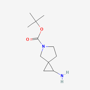 molecular formula C11H20N2O2 B1378915 1-Amino-5-Boc-5-aza-spiro[2.4]heptane CAS No. 1290627-06-3