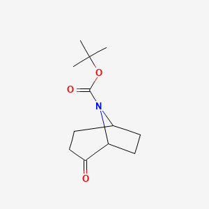 molecular formula C12H19NO3 B1378920 8-Boc-2-oxo-8-azabicyclo[3.2.1]octane CAS No. 1408076-39-0