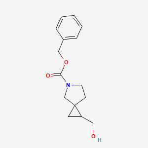 Benzyl 1-(hydroxymethyl)-5-azaspiro[2.4]heptane-5-carboxylate