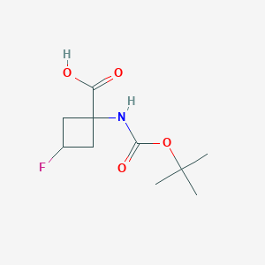 B1378924 1-(Boc-amino)-3-fluorocyclobutanecarboxylic acid CAS No. 1363381-27-4