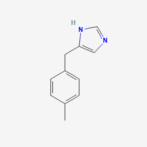 molecular formula C11H12N2 B13789251 4-(4-Methyl-benzyl)-1H-imidazole CAS No. 78892-48-5
