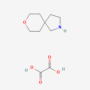 molecular formula C10H17NO5 B1378928 8-Oxa-2-azaspiro[4.5]decane oxalate CAS No. 1408075-68-2