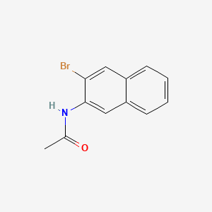 molecular formula C12H10BrNO B13789286 Acetamide, N-(3-bromo-2-naphthalenyl)- CAS No. 65776-66-1
