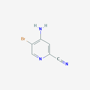 B1378929 4-Amino-5-bromo-2-cyanopyridine CAS No. 1234616-76-2