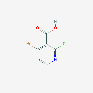 molecular formula C6H3BrClNO2 B1378938 4-Bromo-2-chloronicotinic acid CAS No. 1060805-68-6