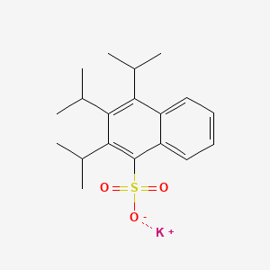 molecular formula C19H25KO3S B13789423 Potassium tris(1-methylethyl)naphthalenesulphonate CAS No. 85614-32-0