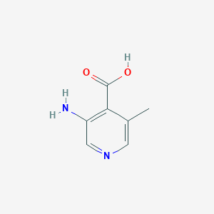 molecular formula C7H8N2O2 B1378951 3-Amino-5-methylisonicotinic acid CAS No. 1393558-93-4