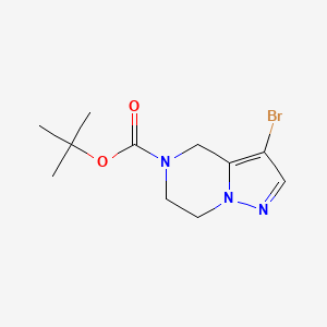 Tert-butyl 3-bromo-6,7-dihydropyrazolo[1,5-A]pyrazine-5(4H)-carboxylate