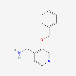 molecular formula C13H14N2O B1378961 (3-(Benzyloxy)pyridin-4-YL)methanamine CAS No. 1060804-47-8