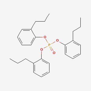 molecular formula C27H33O4P B13789610 Tris(2-propylphenyl) phosphate CAS No. 84642-70-6