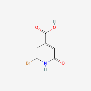 molecular formula C6H4BrNO3 B1378962 6-Bromo-2-oxo-1,2-dihydropyridine-4-carboxylic acid CAS No. 1393567-29-7