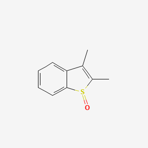 molecular formula C10H10OS B13789638 2,3-Dimethylbenzothiophene sulfoxide CAS No. 70445-88-4