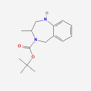tert-butyl 3-methyl-2,3,4,5-tetrahydro-1H-1,4-benzodiazepine-4-carboxylate