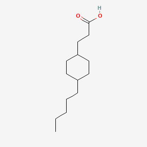 molecular formula C14H26O2 B13789701 3-(trans-4-N-Pentylcyclohexyl)propionic acid 