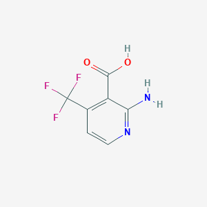 molecular formula C7H5F3N2O2 B1378974 2-Amino-4-(trifluoromethyl)nicotinic acid CAS No. 1227489-68-0
