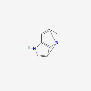 molecular formula C8H6N2 B13789776 3,6-Methano-1H-pyrrolo[3,2-b]pyridine(9CI) CAS No. 791073-79-5
