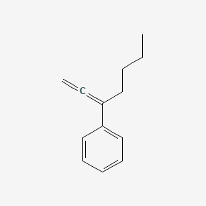 molecular formula C13H16 B13789798 (1-Vinylidene-pentyl)-benzene CAS No. 64275-33-8
