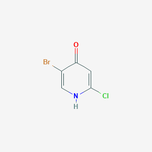 molecular formula C5H3BrClNO B1378980 5-Bromo-2-chloropyridin-4-OL CAS No. 1196146-82-3