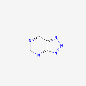 molecular formula C4H3N5 B13789857 5H-[1,2,3]Triazolo[4,5-D]pyrimidine CAS No. 273-38-1