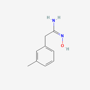 molecular formula C9H12N2O B13789921 N-Hydroxy-2-M-tolyl-acetamidine 