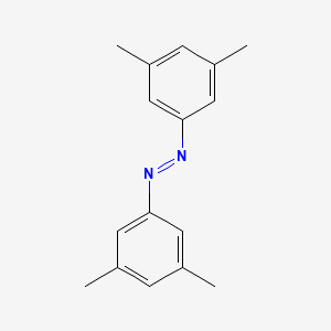 molecular formula C16H18N2 B13789943 Diazene, bis(3,5-dimethylphenyl)- CAS No. 77611-71-3