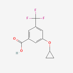 3-Cyclopropoxy-5-(trifluoromethyl)benzoic acid