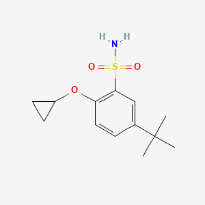 5-Tert-butyl-2-cyclopropoxybenzenesulfonamide