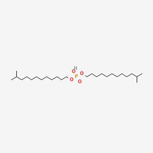 molecular formula C26H55O4P B13790058 Phosphoric acid, diisotridecyl ester CAS No. 27073-01-4