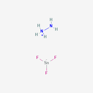 molecular formula F3H5N2Sn B13790090 hydrazinium trifluorostannate(II) 