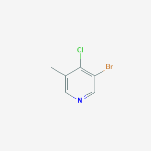 molecular formula C6H5BrClN B1379017 3-Bromo-4-chloro-5-methylpyridine CAS No. 1261786-46-2