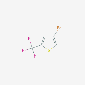 molecular formula C5H2BrF3S B1379025 4-Bromo-2-(trifluoromethyl)thiophene CAS No. 1194374-08-7