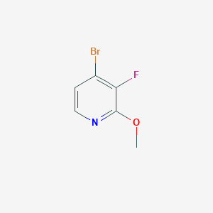 molecular formula C6H5BrFNO B1379027 4-Bromo-3-fluoro-2-methoxypyridine CAS No. 1227599-41-8
