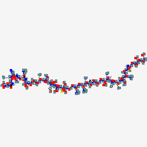 molecular formula C217H349N71O74S9 B137904 Echistatin CAS No. 129038-42-2