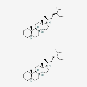 molecular formula C58H104 B13790428 Alpha,alpha,alpha 20s 24r/s-ethylcholestane 