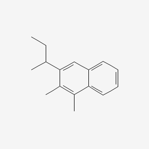 molecular formula C16H20 B13790473 sec-Butyldimethylnaphthalene CAS No. 85650-85-7