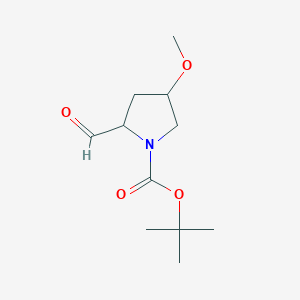Tert-butyl 2-formyl-4-methoxypyrrolidine-1-carboxylate