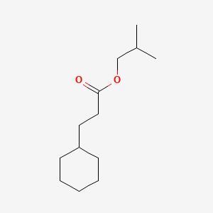 molecular formula C13H24O2 B13790514 Isobutyl cyclohexylpropionate CAS No. 94021-84-8
