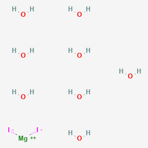 molecular formula H16I2MgO8 B13790611 Magnesium;diiodide;octahydrate 